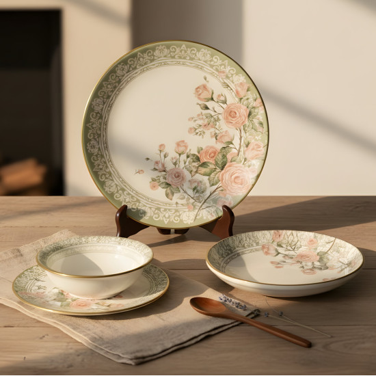 Dinnerware Set - 24 Pcs